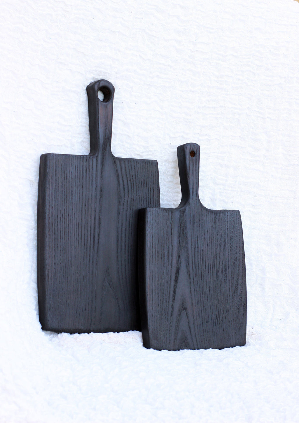 Set of custom wooden chopping boards, Black wood board, Charcuterie Serving  board, Nativity set. Cheese board gift, Burned cutting board