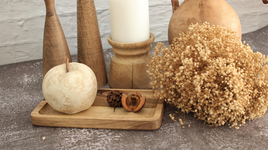 Personalized Walnut Jewelry Tray: Engraved Wooden Desk Organizer