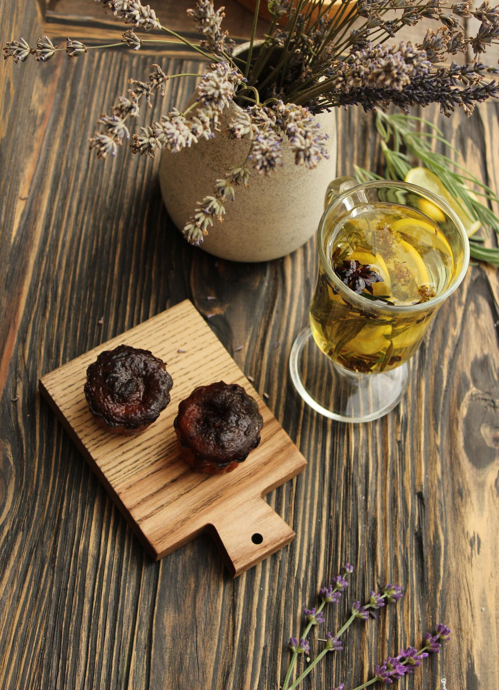 Handmade Rustic Wood Cutting Board: Farmhouse Tiered Tray Decor