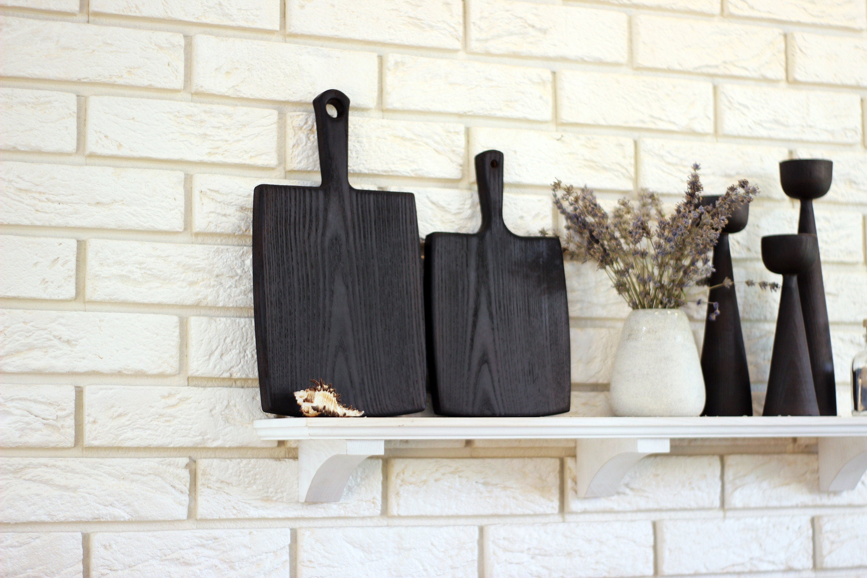 Set of custom wooden chopping boards, Black wood board, Charcuterie Serving  board, Nativity set. Cheese board gift, Burned cutting board