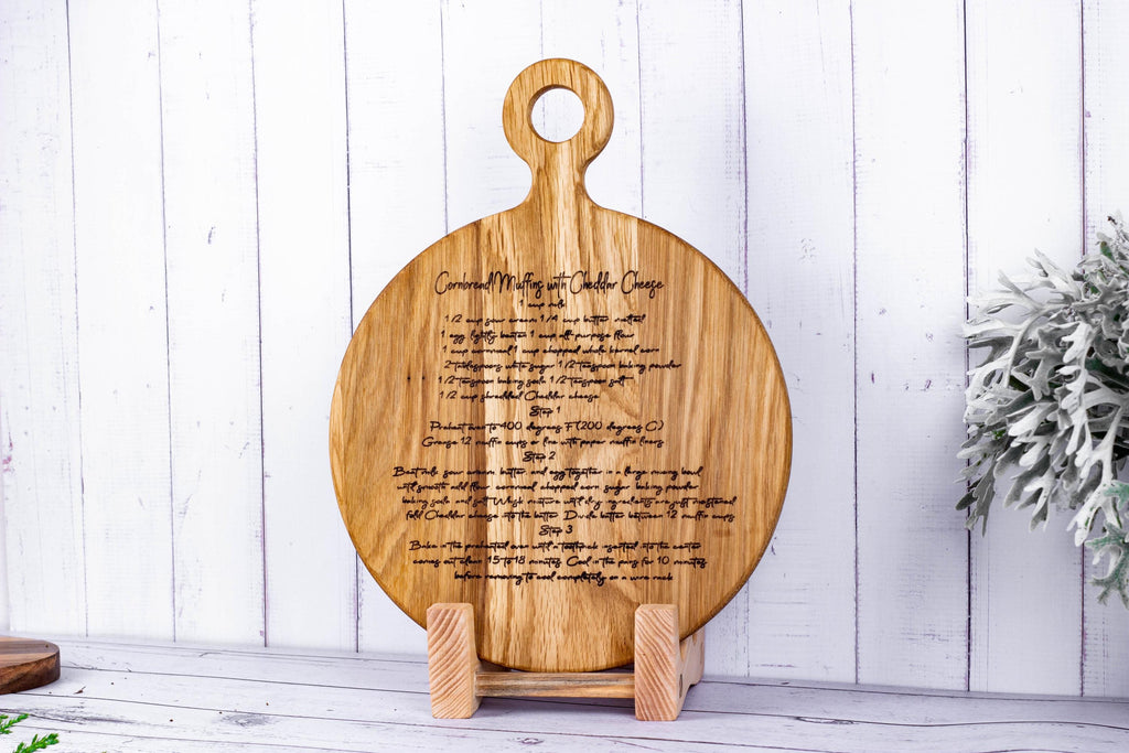 Recipe Cutting Board, Custom Engraved Board Keepsake, Handwritten Recipe, family recipe, personalized Cook boards Mother Gift From Daughter