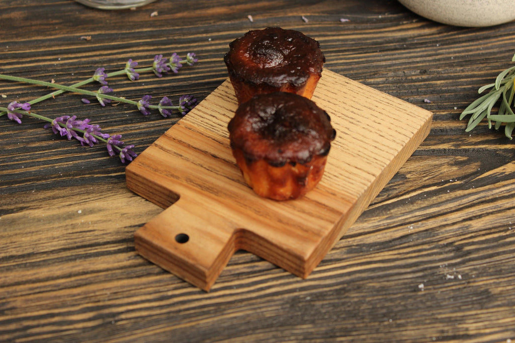 Handmade Rustic Wood Cutting Board: Farmhouse Tiered Tray Decor
