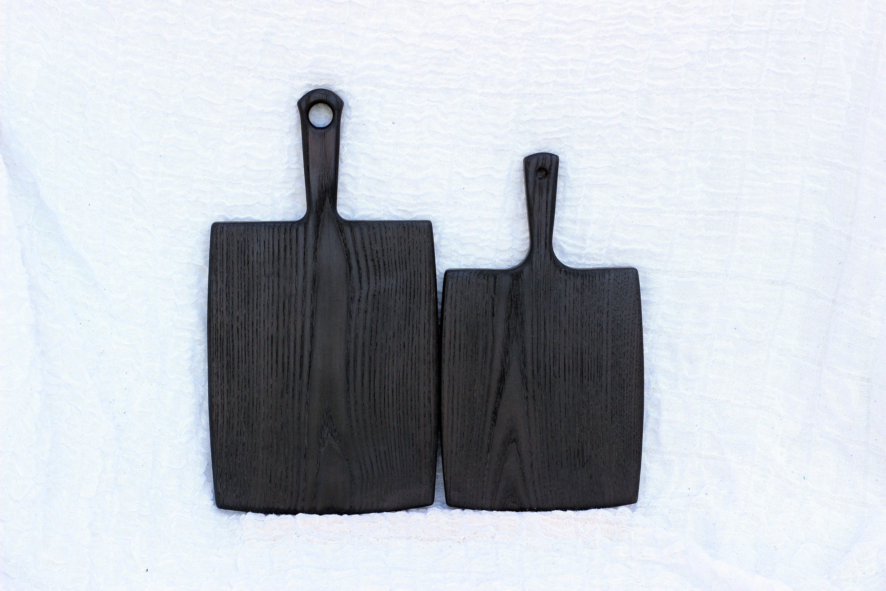 Set of custom wooden chopping boards, Black wood board, Charcuterie Serving  board, Nativity set. Cheese board gift, Burned cutting board