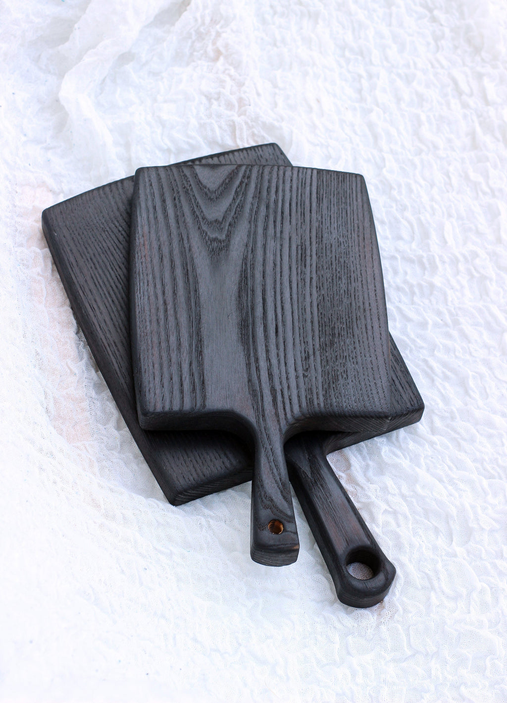 Set of custom wooden chopping boards, Black wood board, Charcuterie Serving  board, Nativity set. Cheese board gift, Burned cutting board